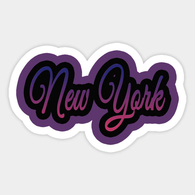 New York Sticker by Socity Shop